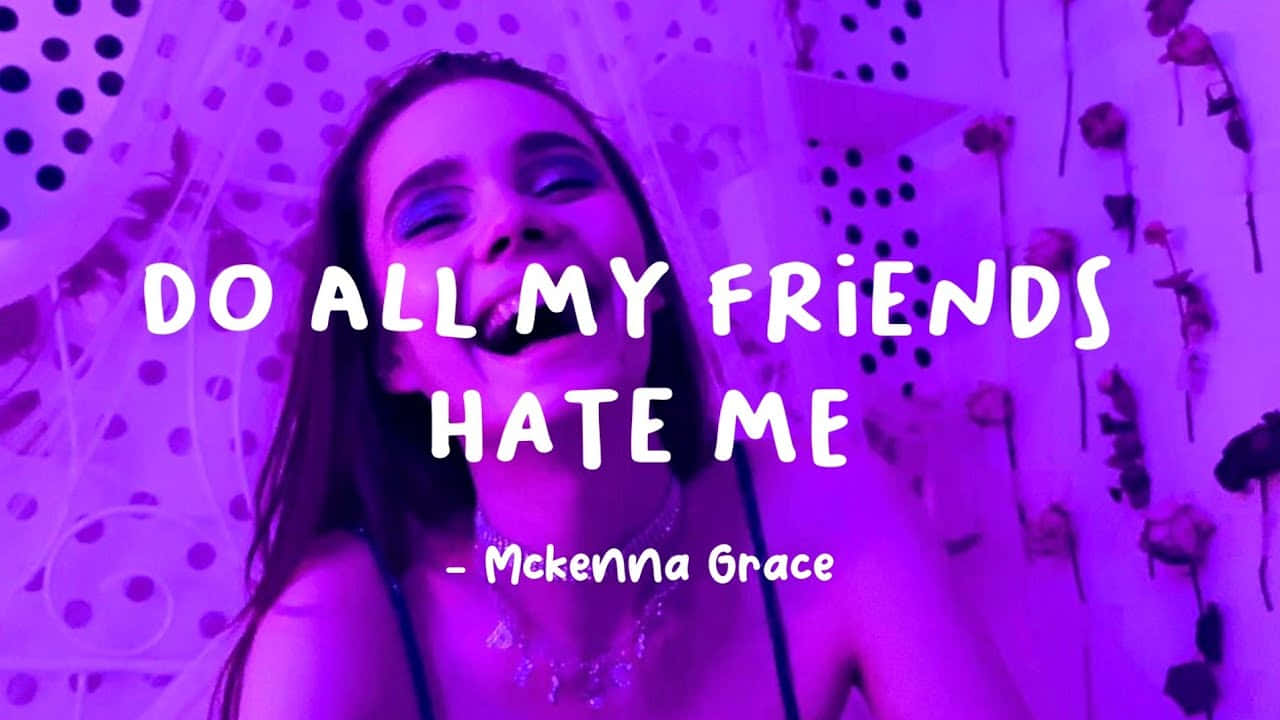 Hate Me, melanie grove, vibrant purple lighting, HD Desktop Wallpaper