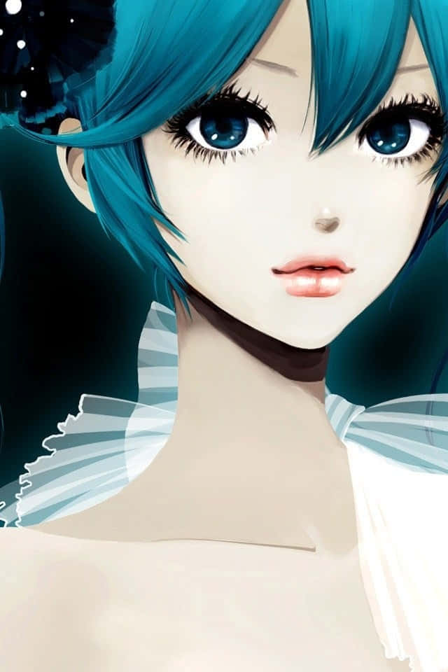 iPhone 12, Hatsune Miku, anime, SD Phone Wallpaper