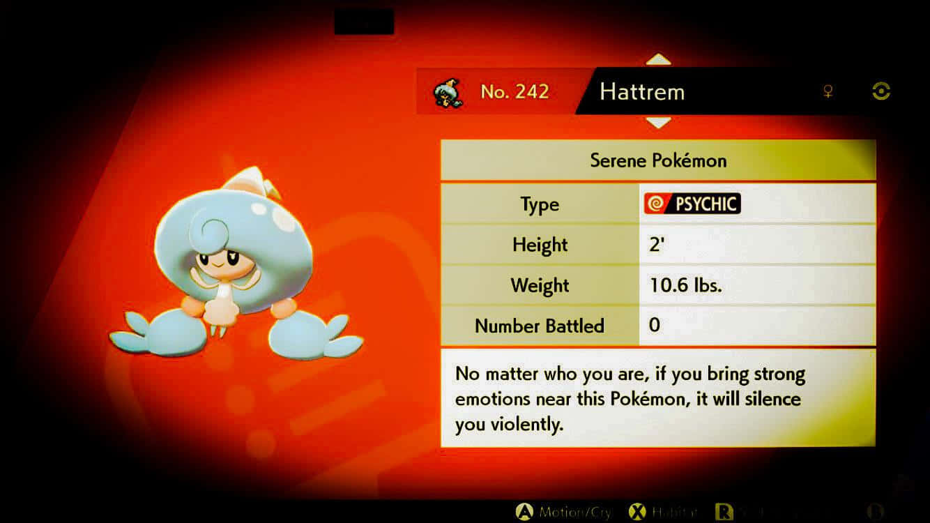 Hattrem, blue, psychic, HD Desktop Wallpaper