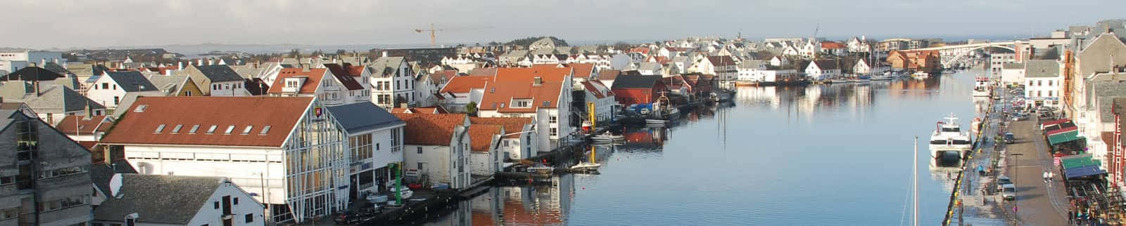 Haugesund, waterfront, colorful waterfront houses, HD Desktop Wallpaper