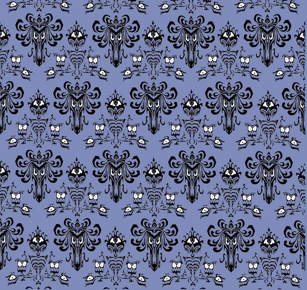 Haunted Mansion, purple, black, SD Desktop Wallpaper