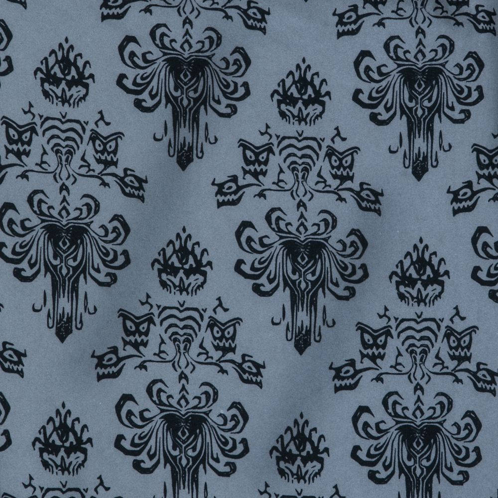 Haunted Mansion, black tribal skulls, owl motifs, SD Desktop Wallpaper