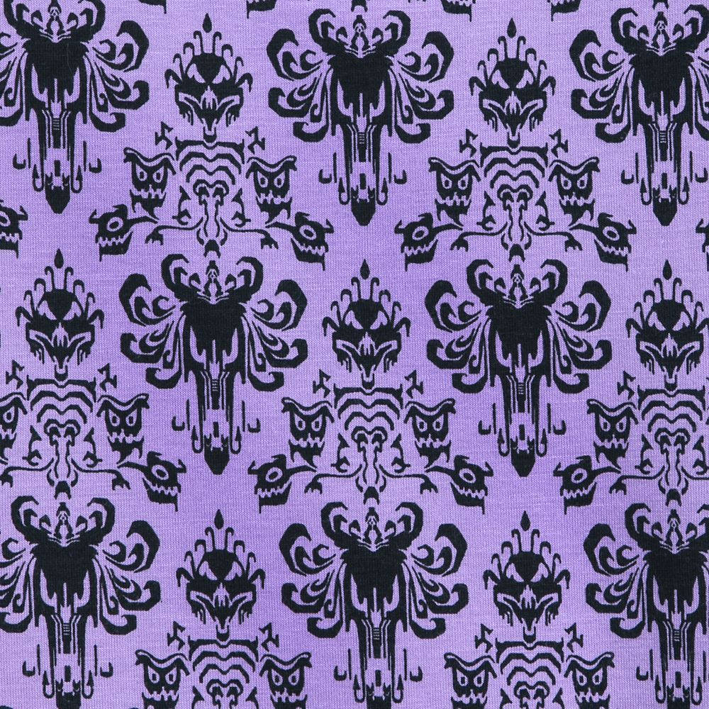 Haunted Mansion, purple, skulls, SD Desktop Wallpaper