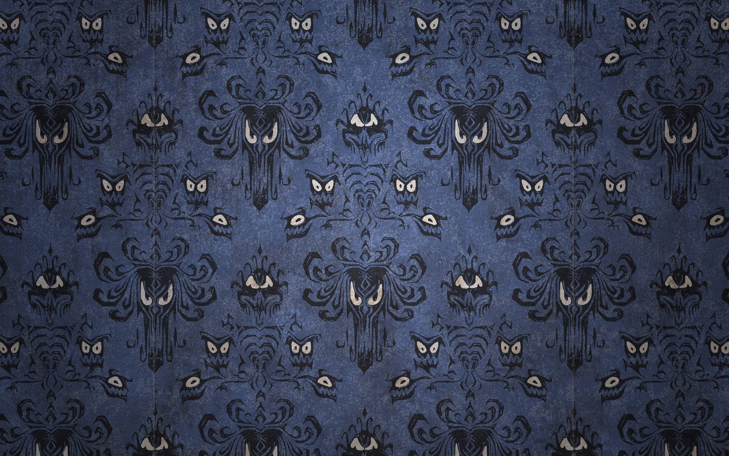 Haunted Mansion, skull, eye, 2K Desktop Wallpaper