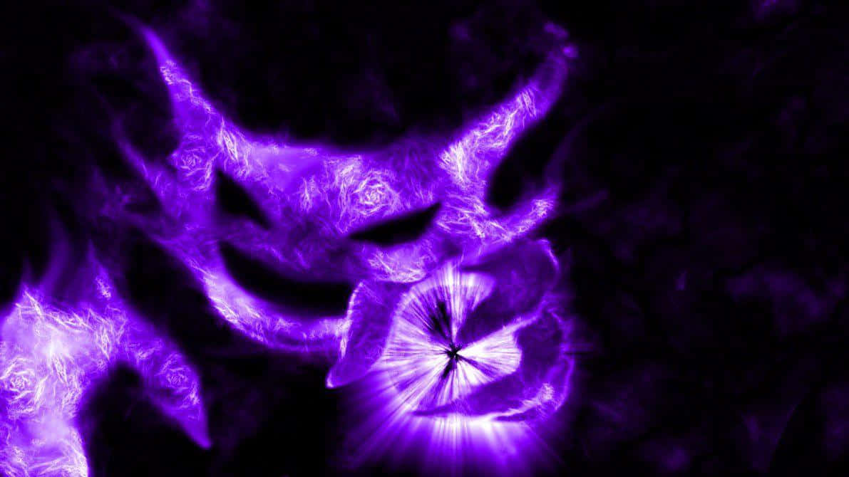 Haunter, violet, purple glowing, SD Desktop Wallpaper