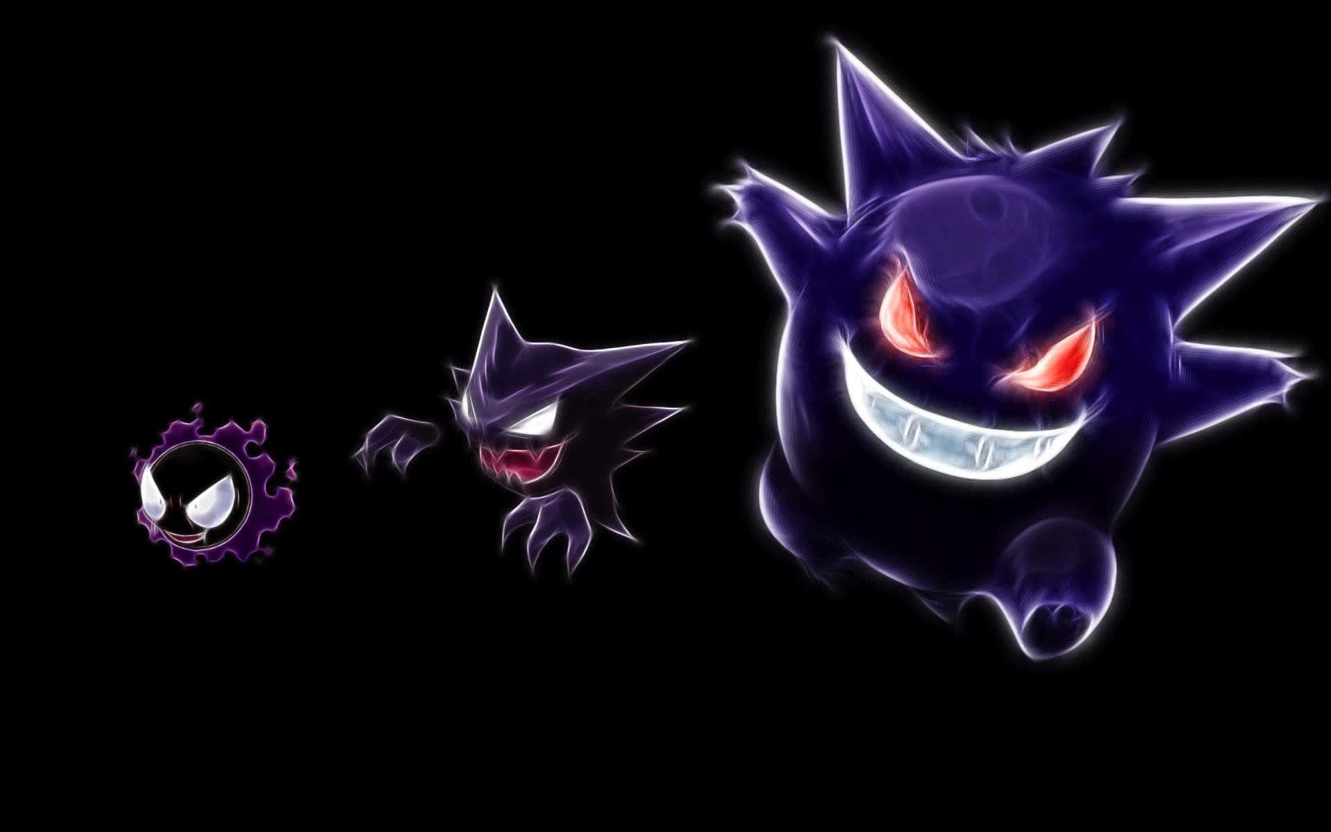 Haunter, purple, glow, Full HD Desktop Wallpaper