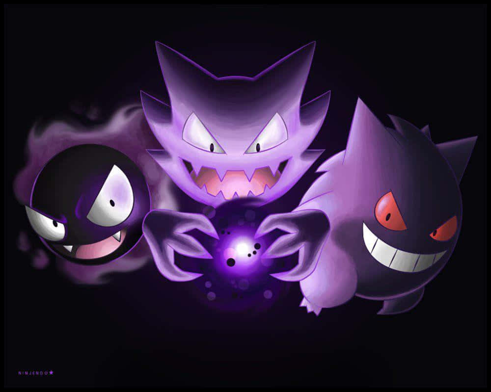 Haunter, purple, ghost, SD Desktop Wallpaper