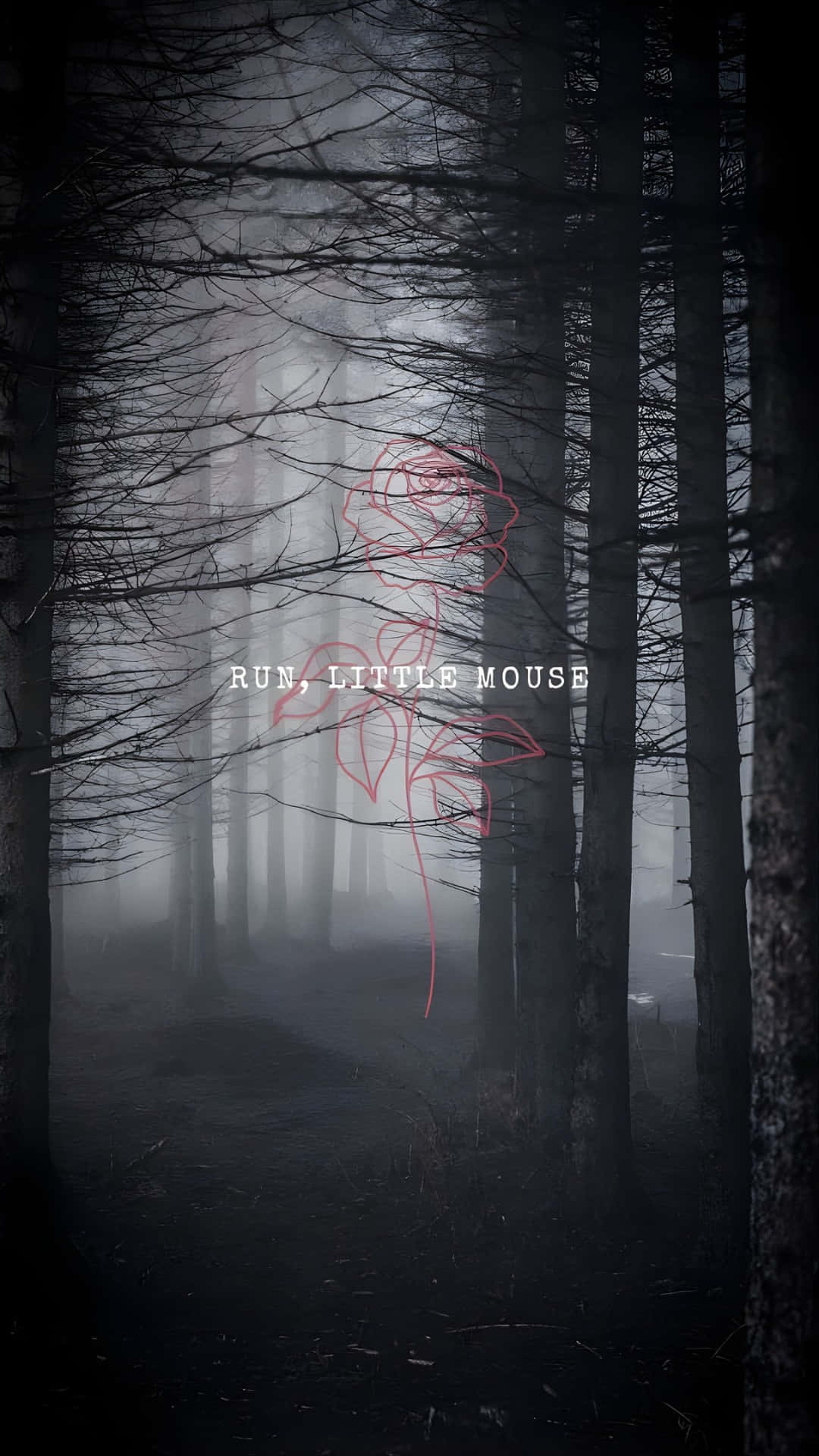 Haunting Adeline, dark forest, bare trees, Full HD Phone Wallpaper
