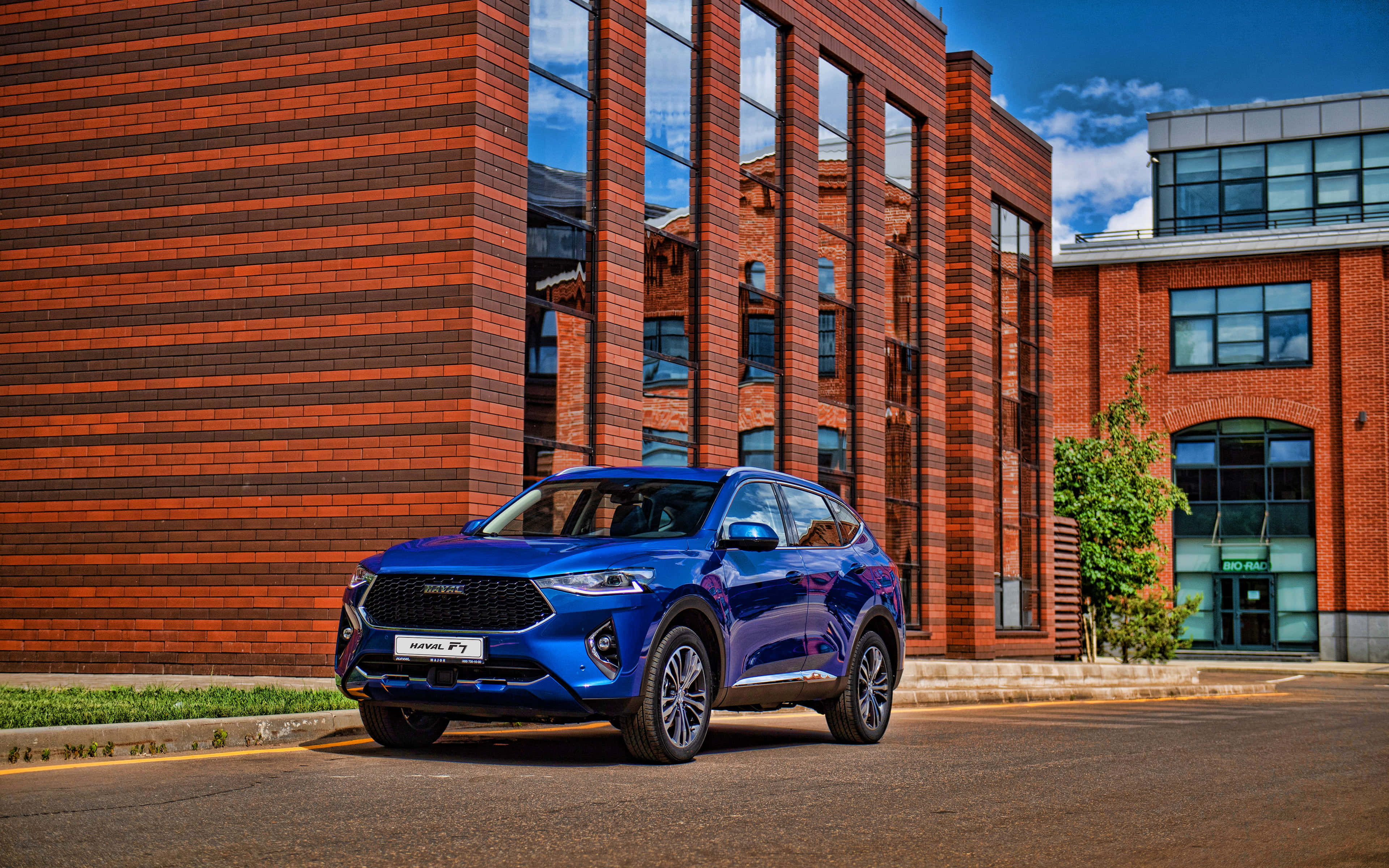 Haval, SUV, glossy blue, 4K Desktop Wallpaper