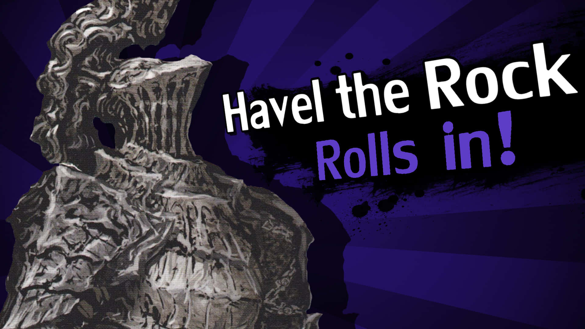 Havel the Rock, 1920 x 1080, purple background, Full HD Desktop Wallpaper