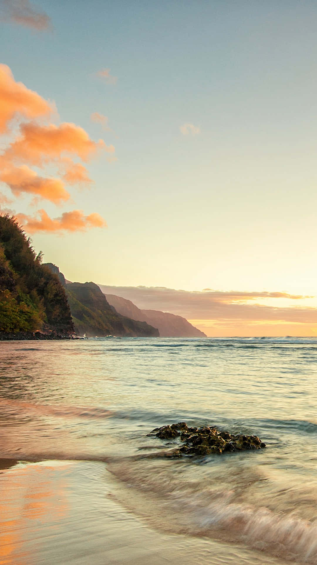 Hawaii Sunset, Sunset, orange, Full HD Phone Wallpaper