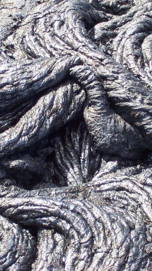 Hawaii Volcanoes National Park, igneous rock, cooled lava rock, SD Phone Wallpaper