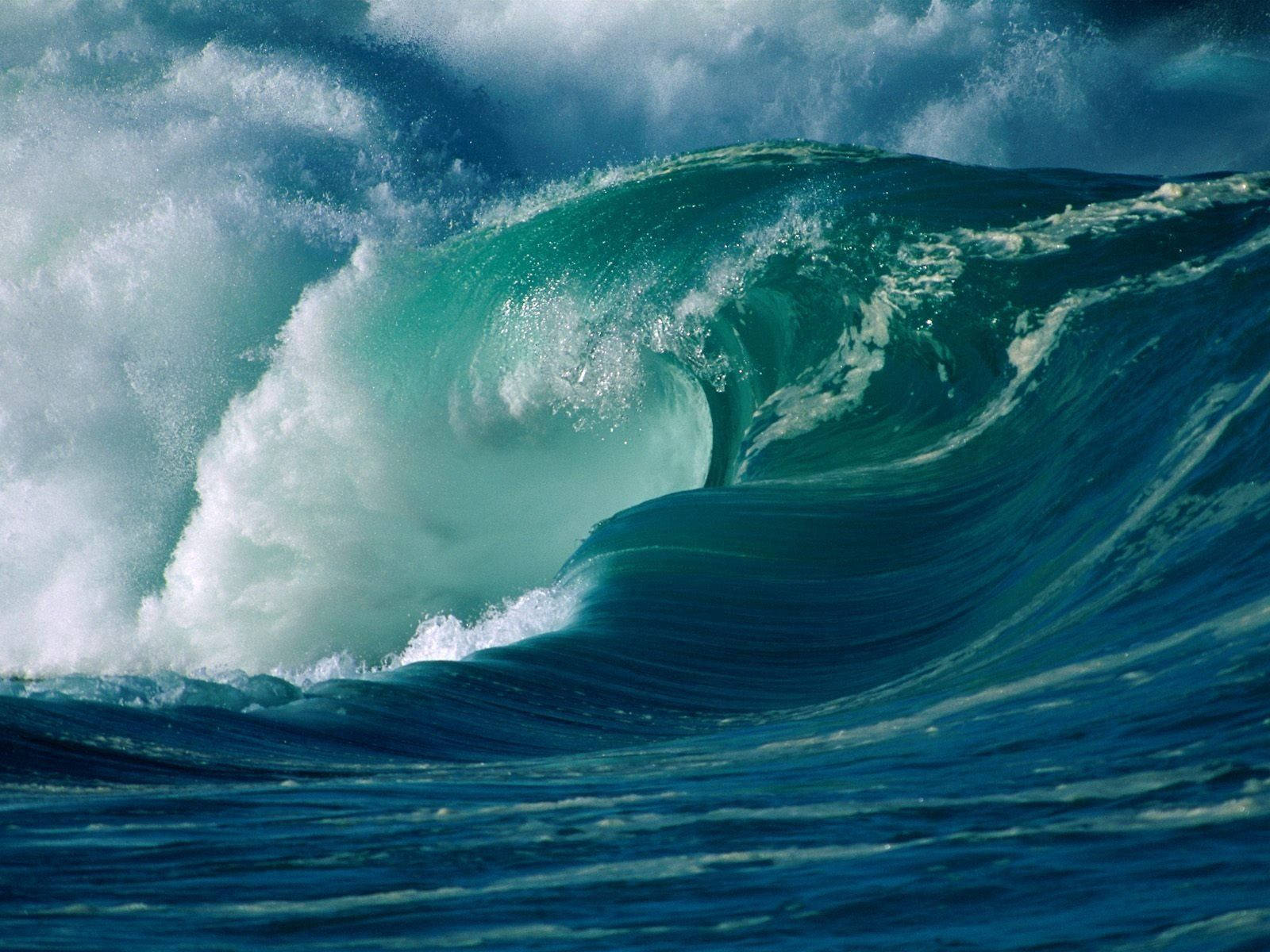Hawaii, ocean wave, turquoise, HD Desktop Wallpaper