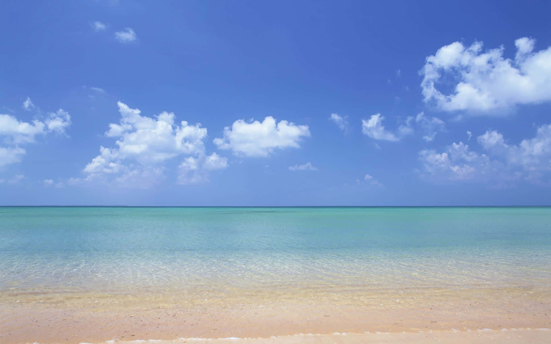 Hawaiian Beach, turquoise waters, golden sand, Full HD Desktop Wallpaper