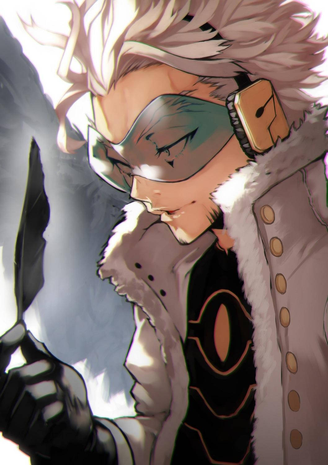Hawks, My Hero Academia, white hair, HD Phone Wallpaper
