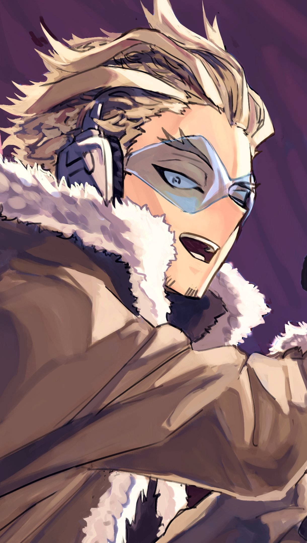 Hawks, My Hero Academia, spiky blonde hair, Full HD Phone Wallpaper
