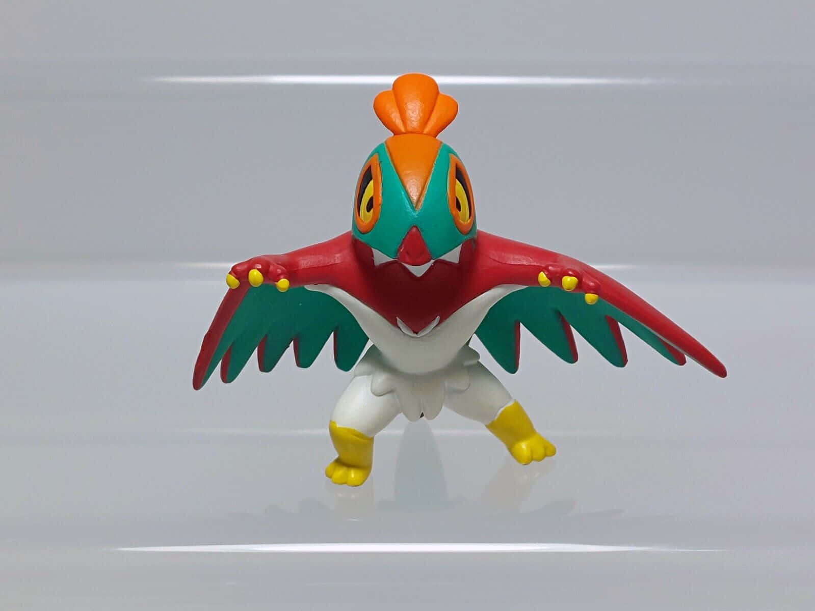 Hawlucha, red, green, HD Desktop Wallpaper