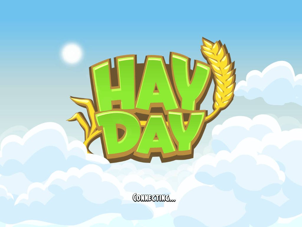 HAY DAY, green, 3d letters, SD Desktop Wallpaper