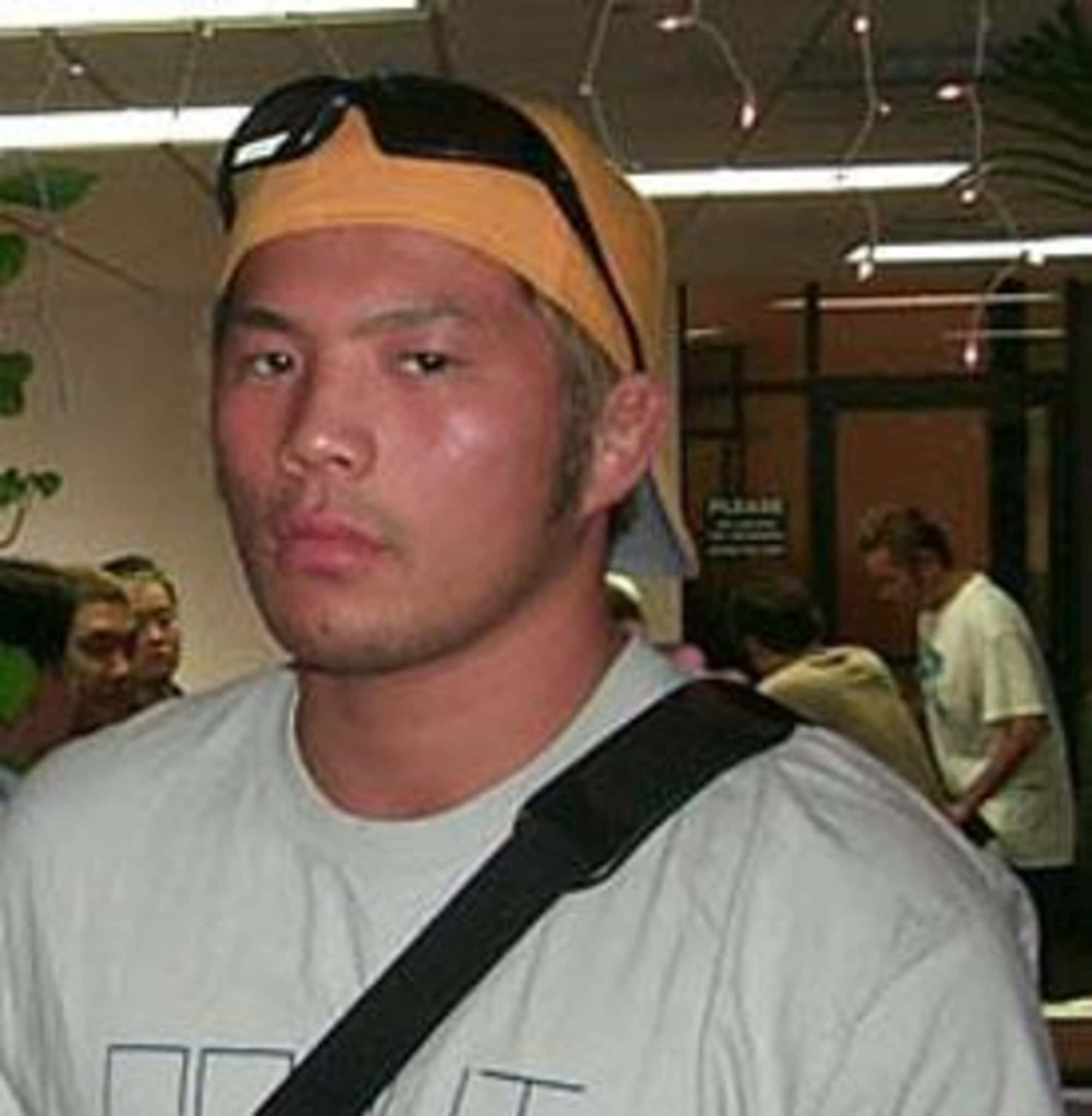 Hayato Sakurai, yellow cap, sunglasses, Full HD Phone Wallpaper