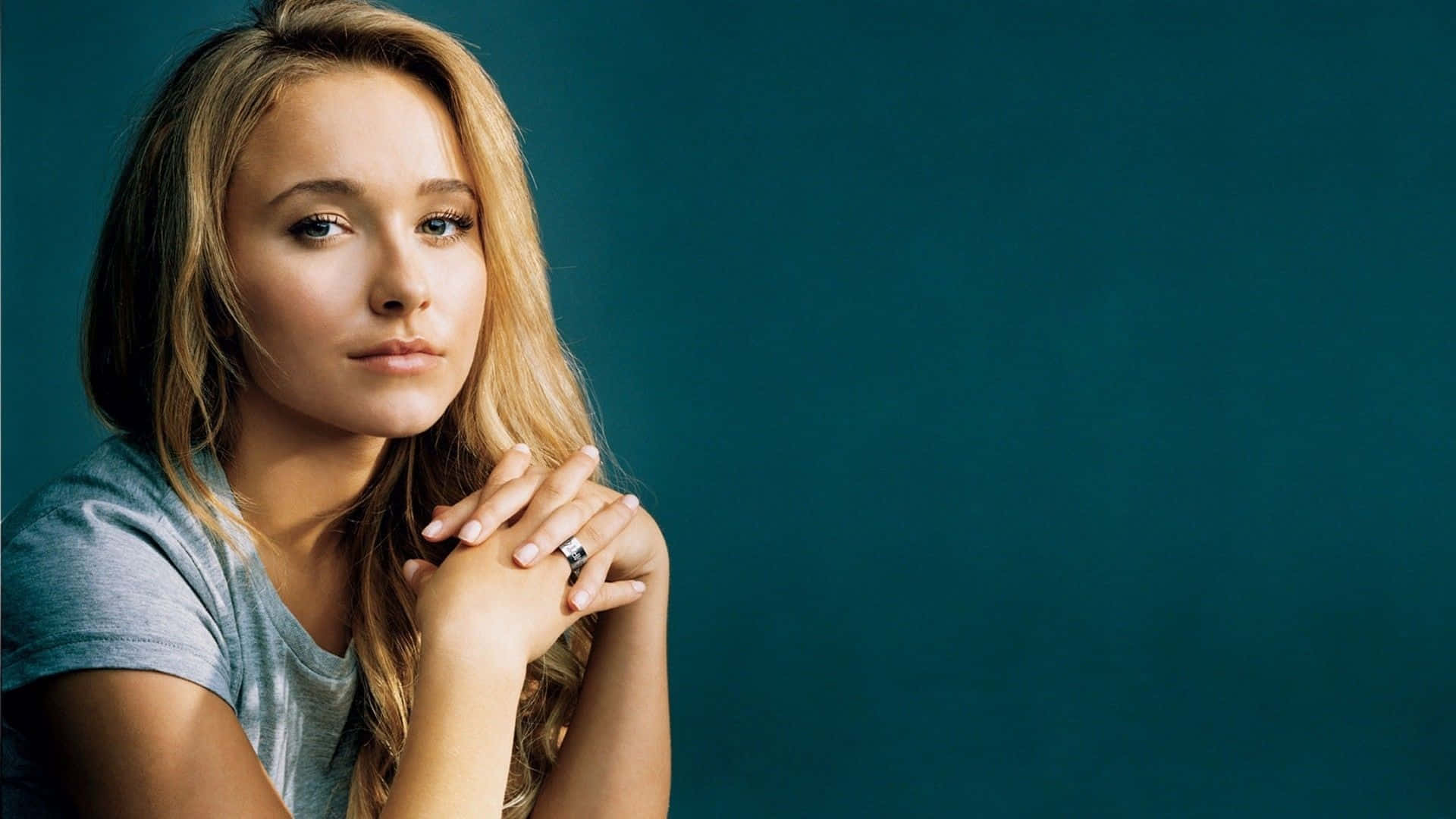 Hayden Panettiere, blonde hair, ring, Full HD Desktop Wallpaper