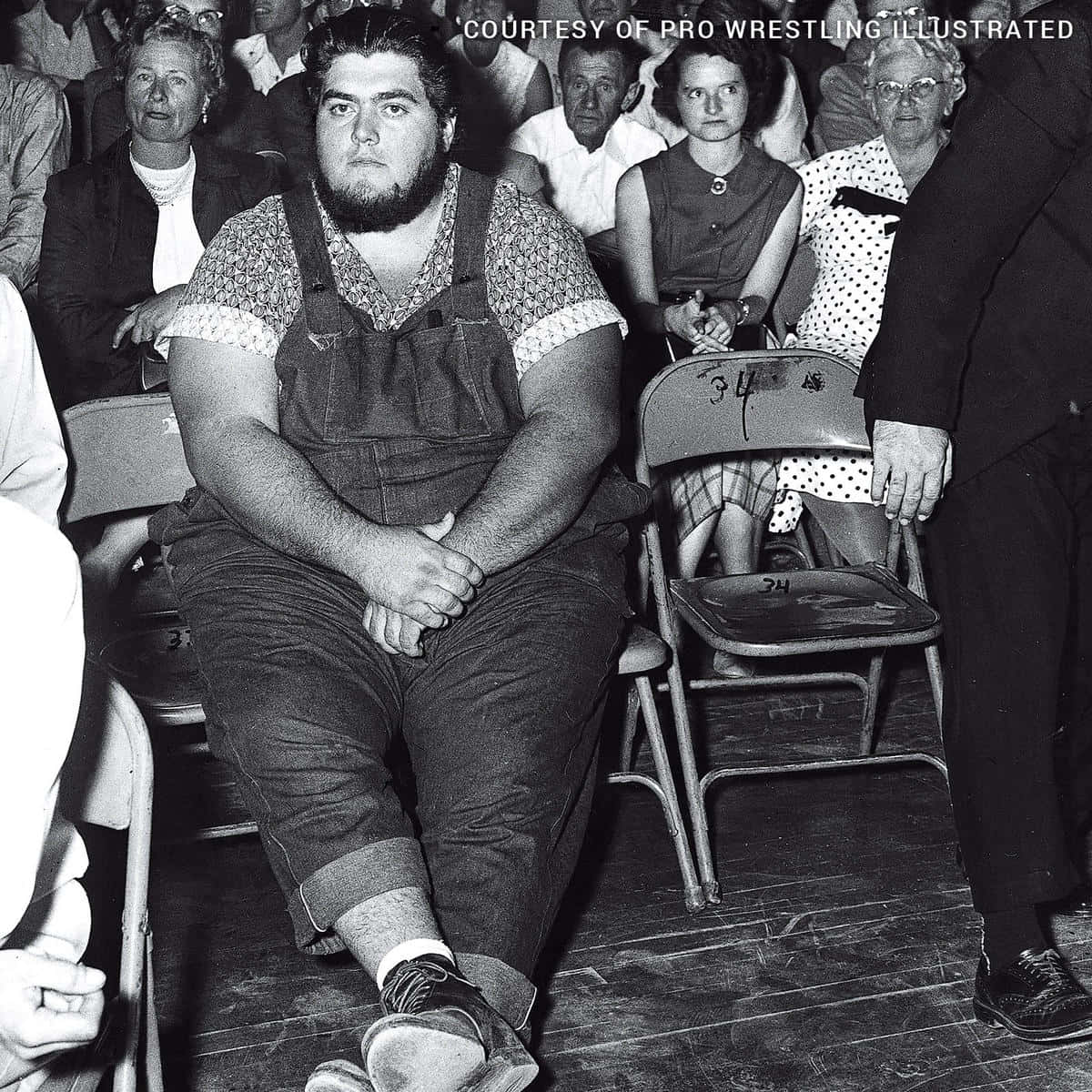 Haystacks Calhoun, overalls, bearded man, SD Desktop Wallpaper
