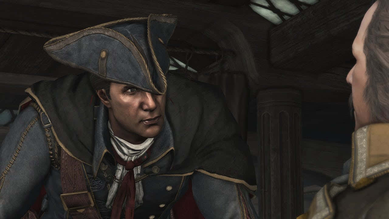 Haytham Kenway, tricorn hat, colonial uniform, HD Desktop Wallpaper