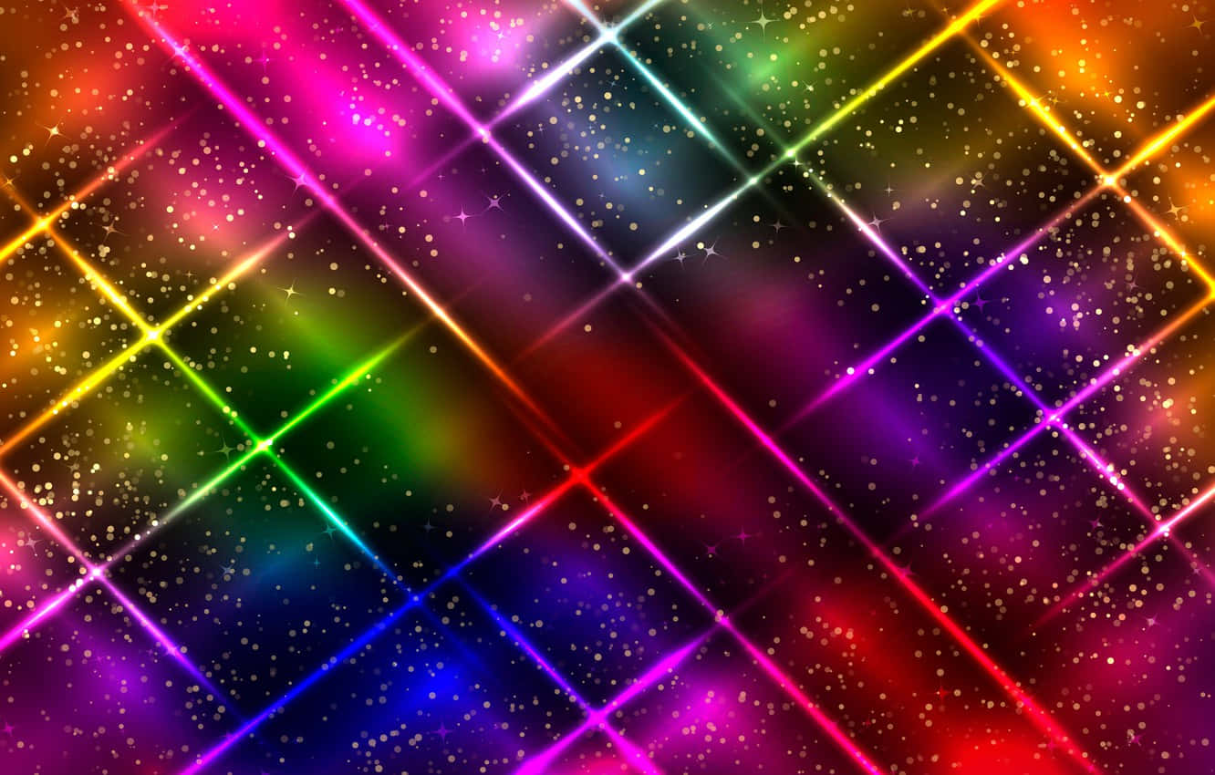 HD Abstract Neon, neon lights, cosmic background, HD Desktop Wallpaper
