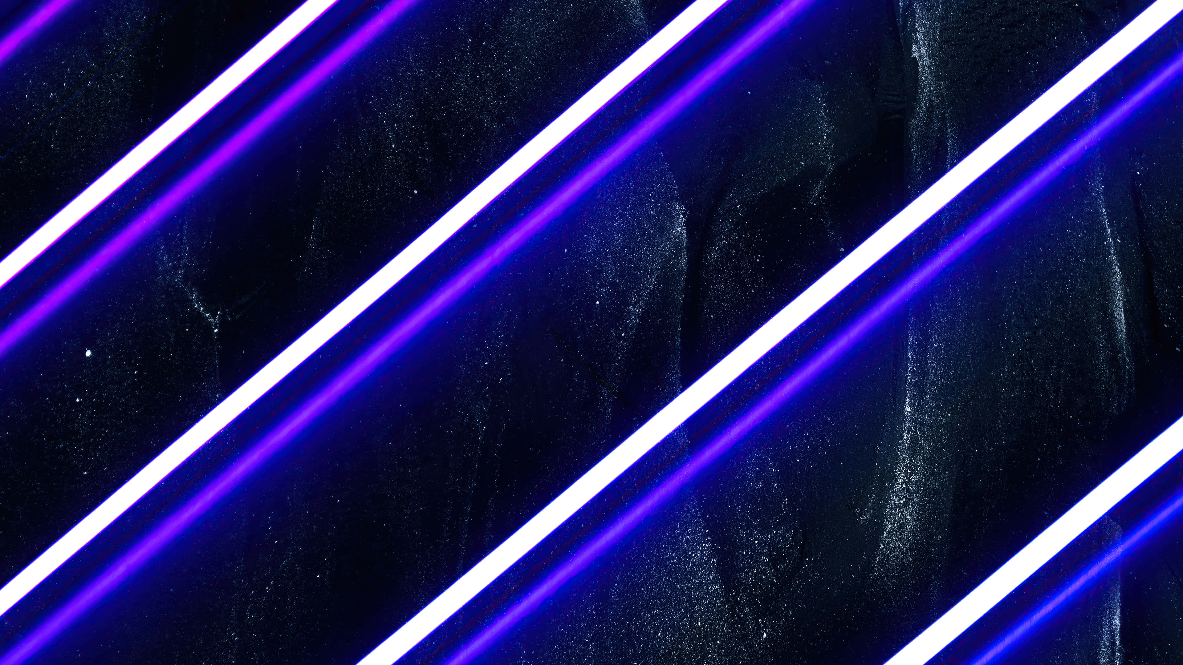 neon purple, white lines, textured dark background, 4K Desktop Wallpaper