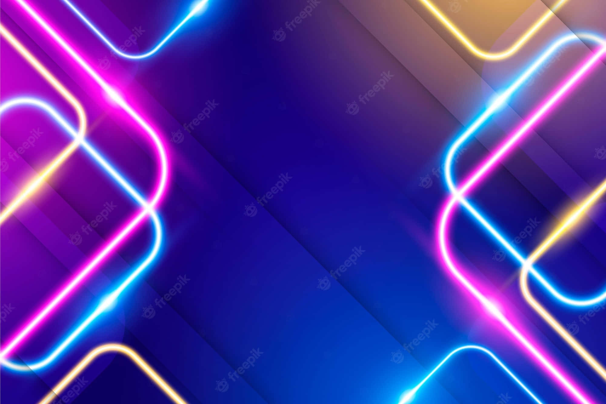 neon lights, pink, blue, Full HD Desktop Wallpaper