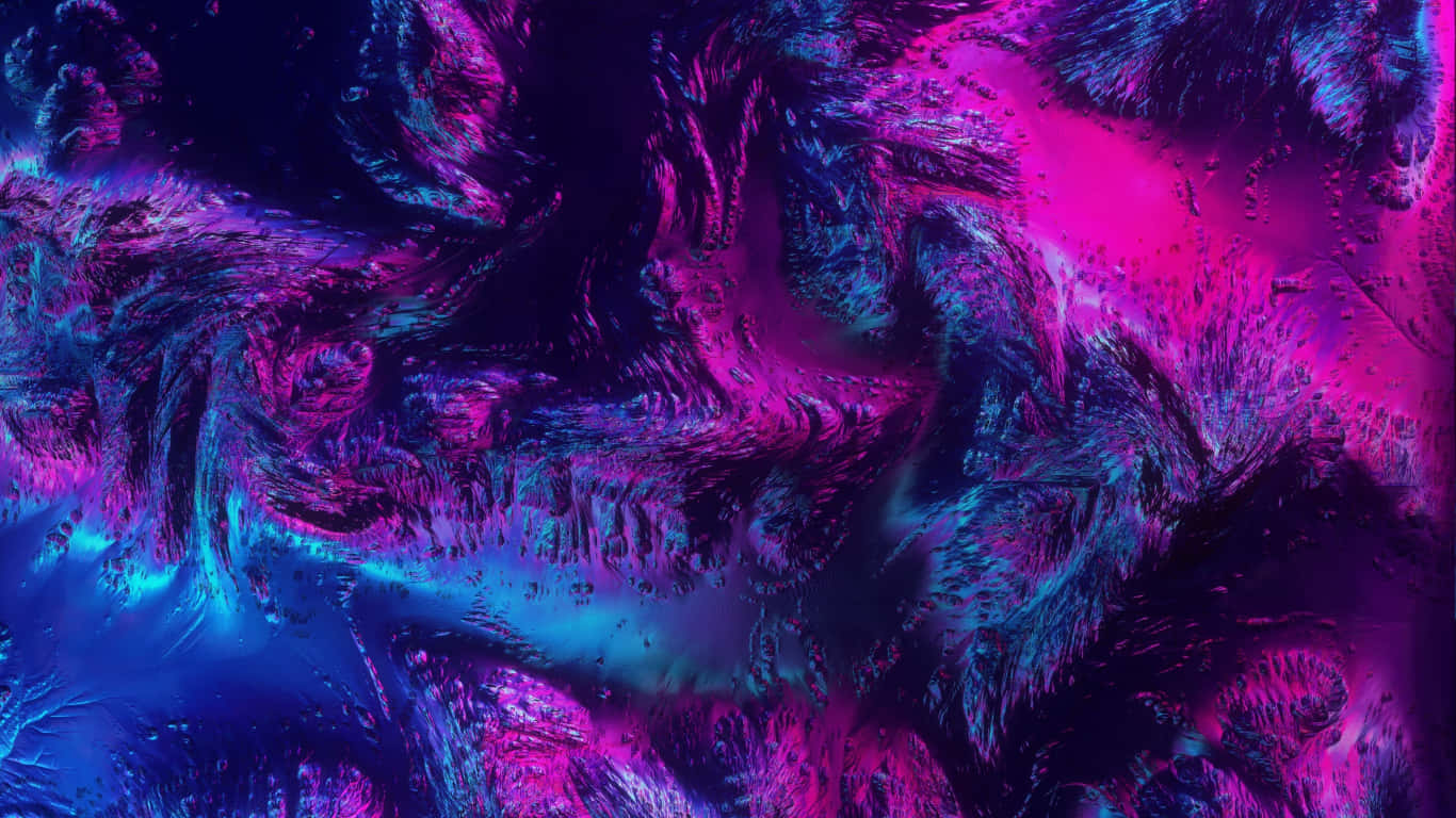 electric pink, deep blue, glowing highlights, HD Desktop Wallpaper
