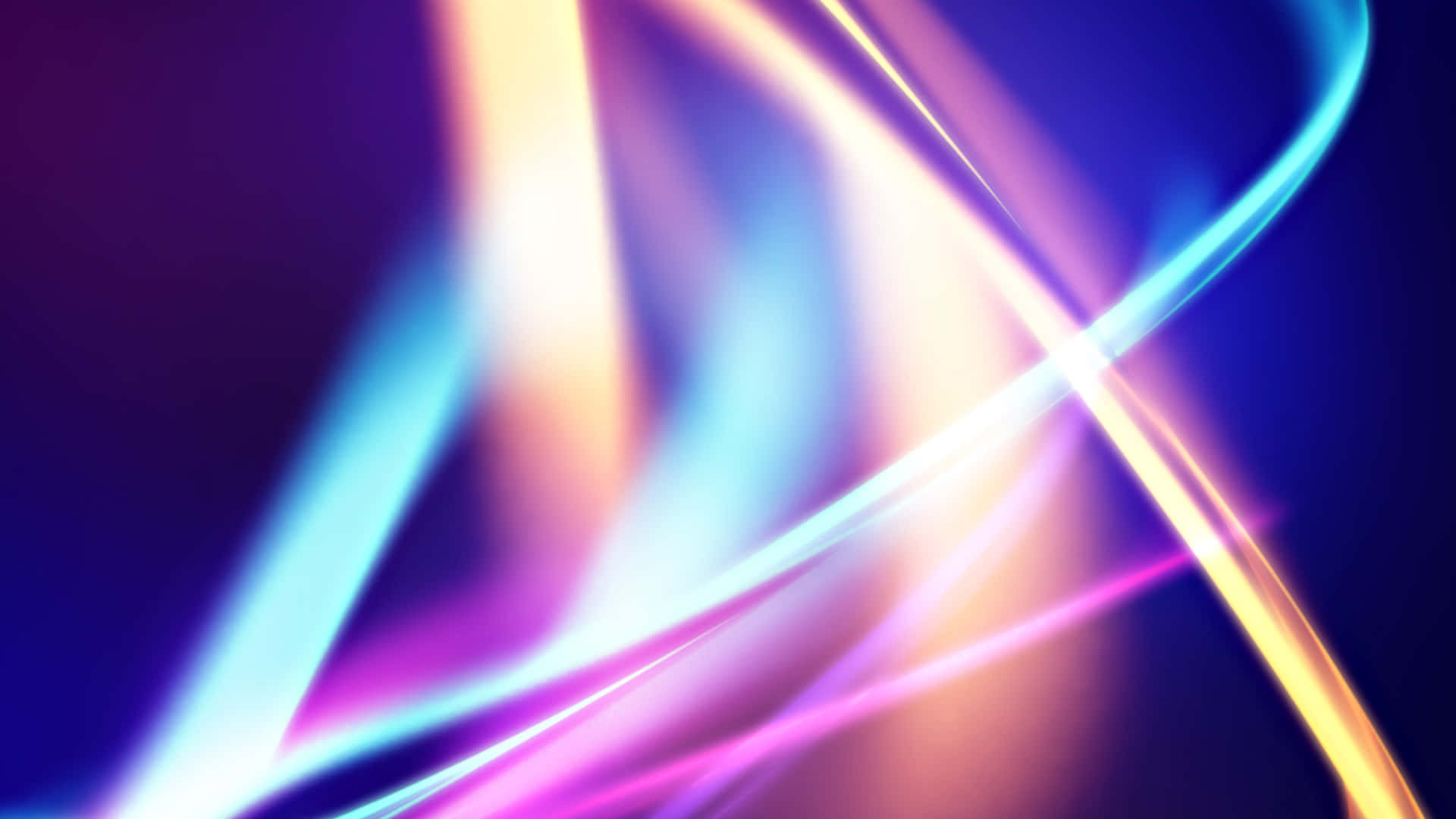 neon light streaks, deep purple background, glowing abstract composition, Full HD Desktop Wallpaper
