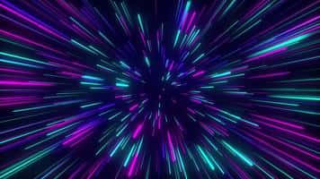 neon streaks, purple, cyan, SD Desktop Wallpaper