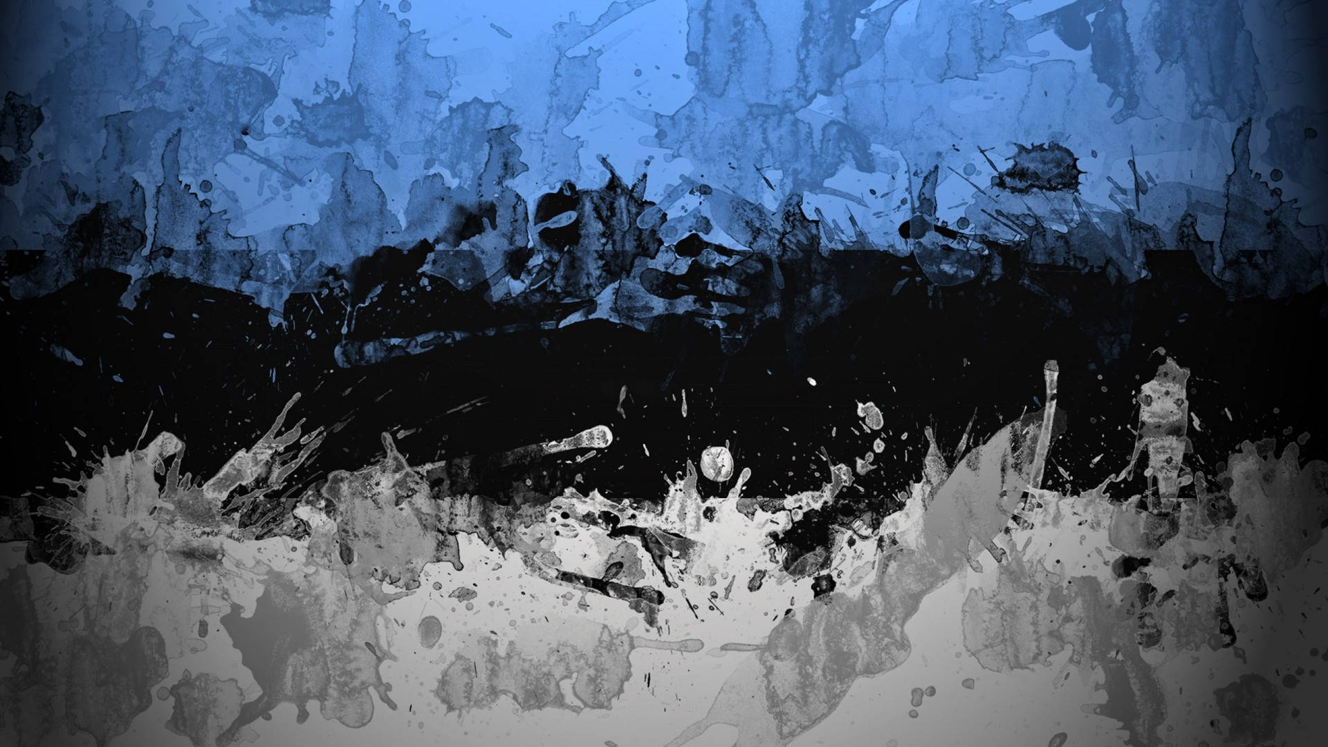 HD Abstract, blue, black, Full HD Desktop Wallpaper