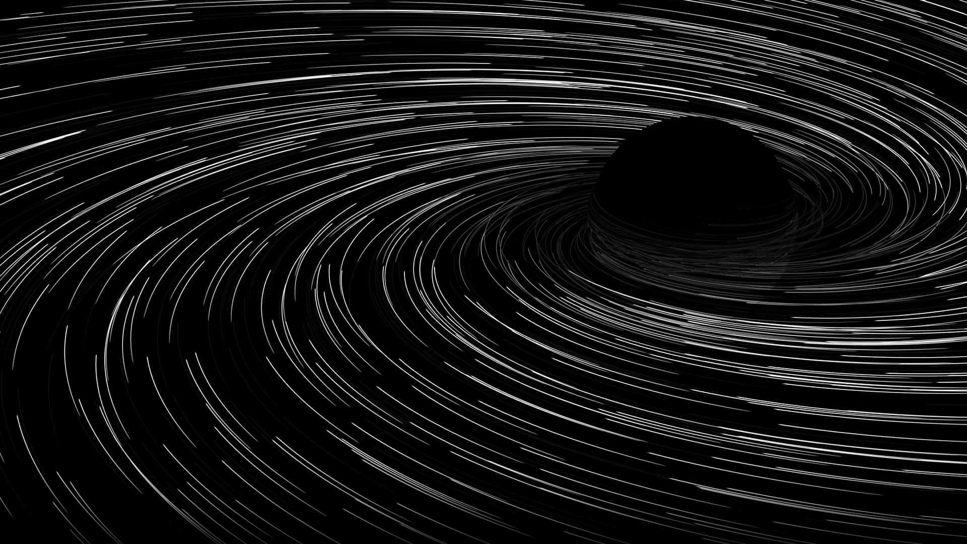 HD Amoled, black hole, swirling star trails, Full HD Desktop Wallpaper