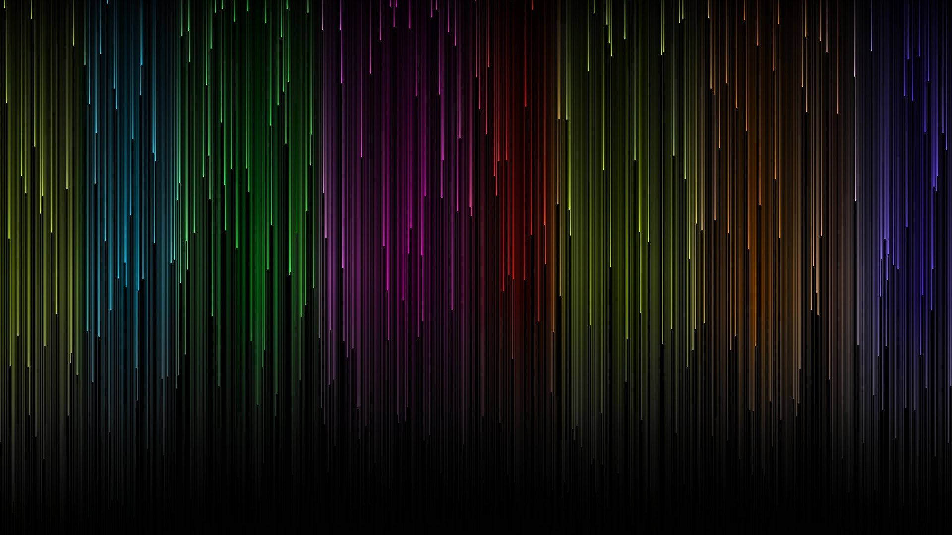 rainbow lines, HD Computer, vivid vertical streaks, Full HD Desktop Wallpaper