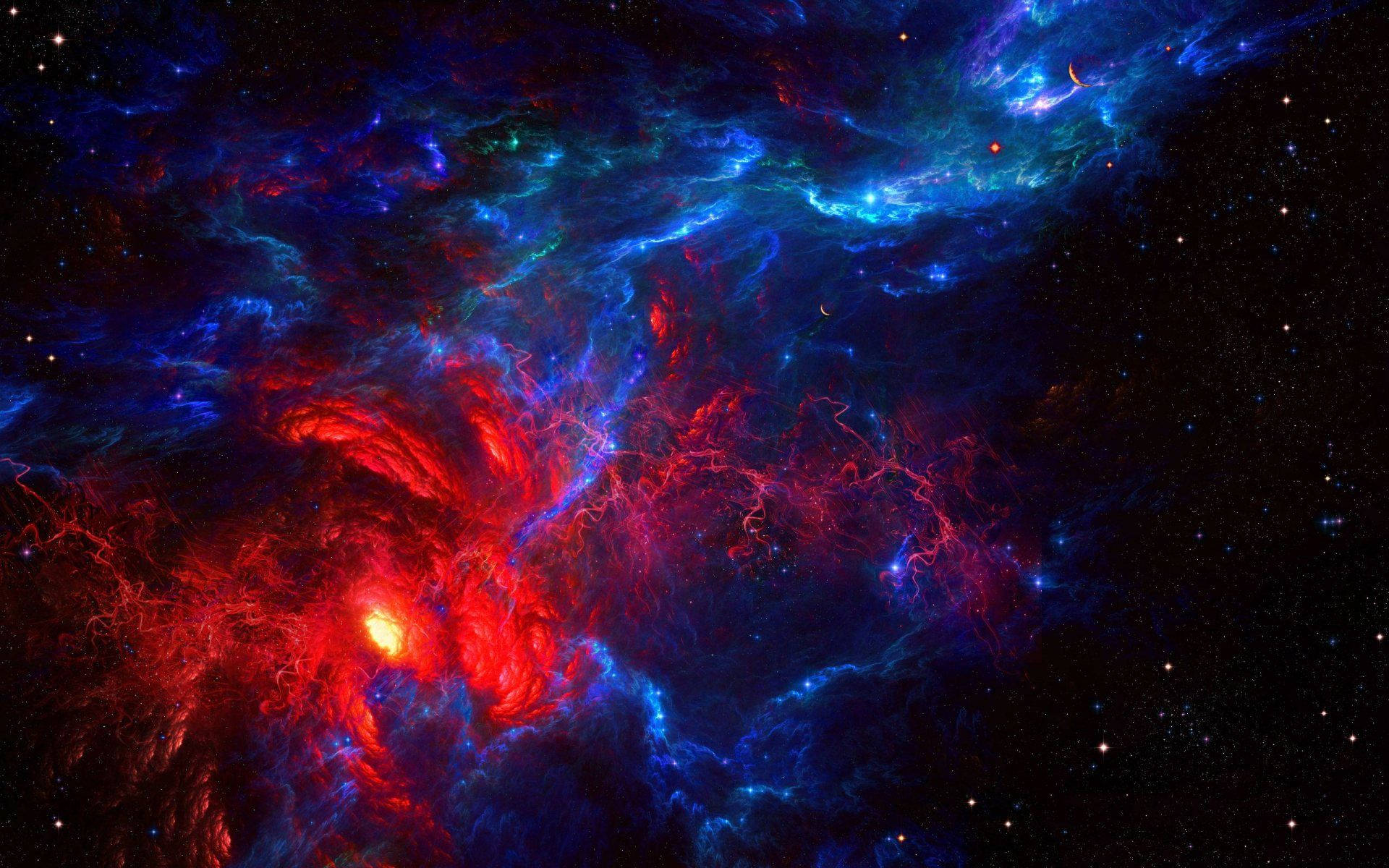 Space Clouds, HD Computer, cosmic nebula, Full HD Desktop Wallpaper