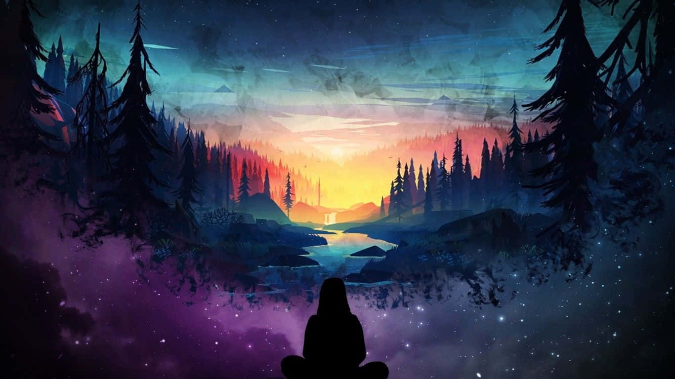 1366x768, HD Nature Desktop, twilight, HD Desktop Wallpaper