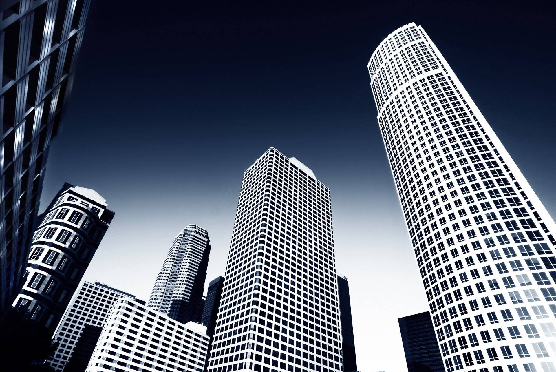 HD Engineering, skyscrapers, low angle shot, Full HD Desktop Wallpaper
