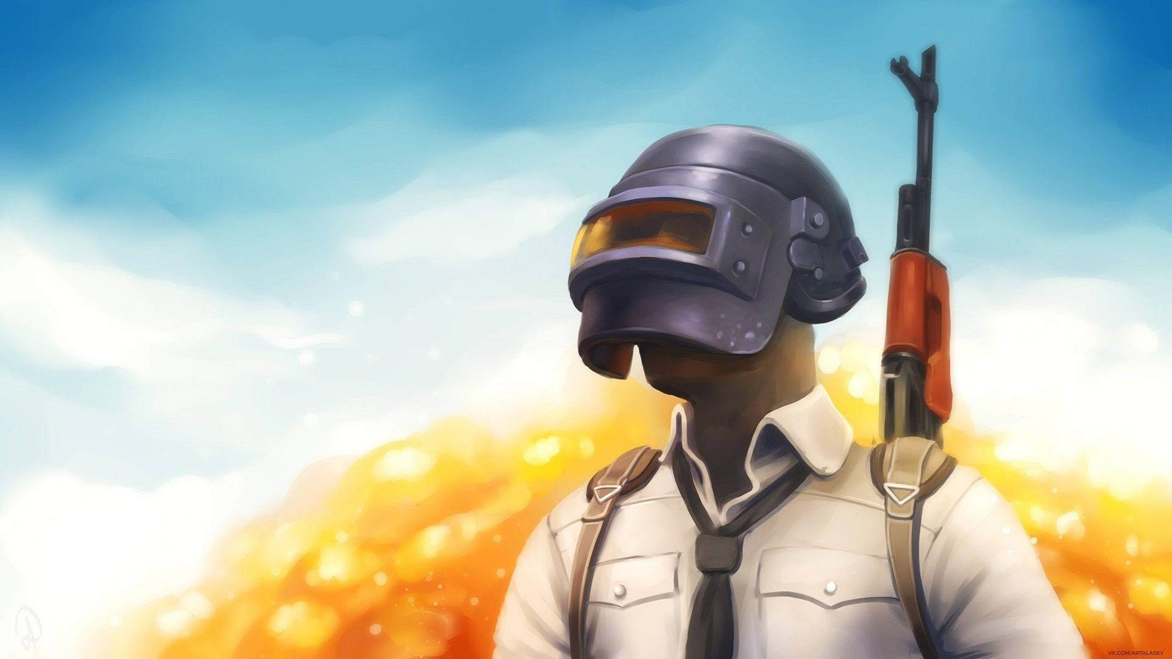 welder mask, battleground, soldier, 4K Desktop Wallpaper