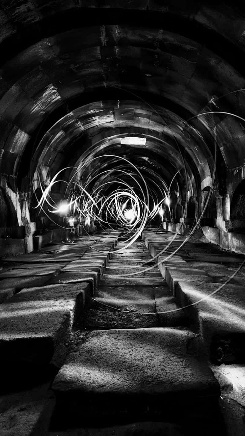 HD Gothic, black and white, long exposure, HD Phone Wallpaper
