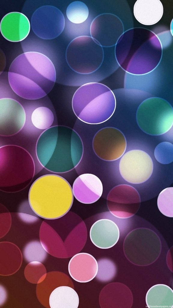 circular hd light, glowing hues, dark gradient background, SD Phone Wallpaper