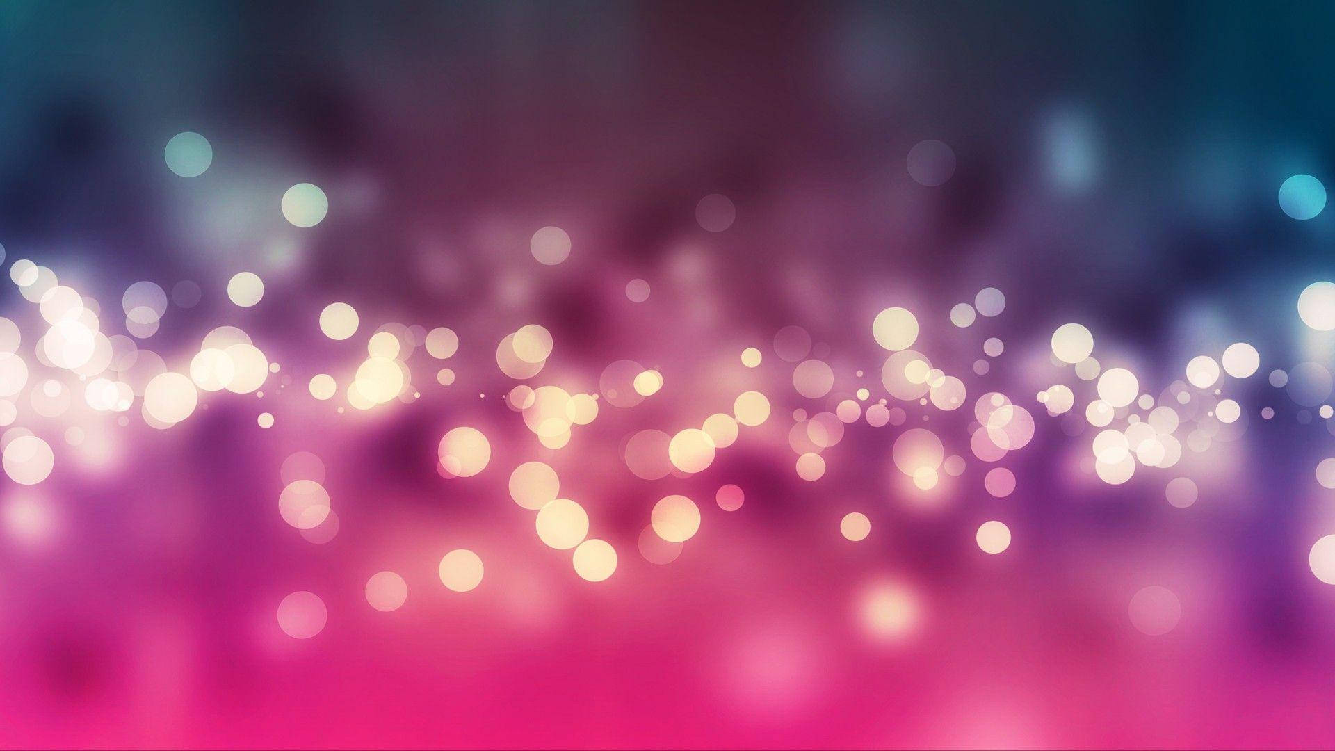 gradient overlay, bokeh lights, pink, Full HD Desktop Wallpaper