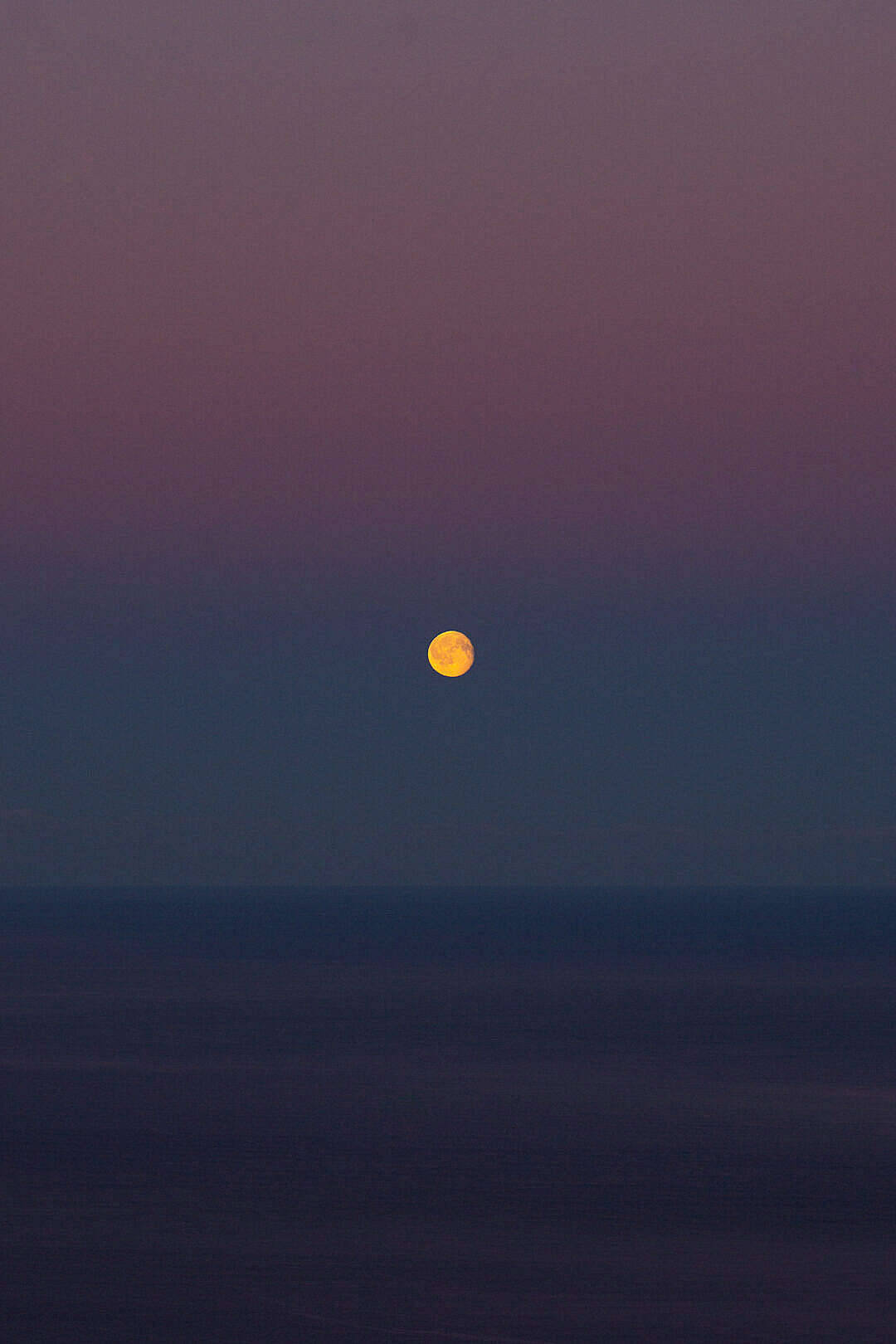 HD Moon, dawn, calm ocean, HD Phone Wallpaper