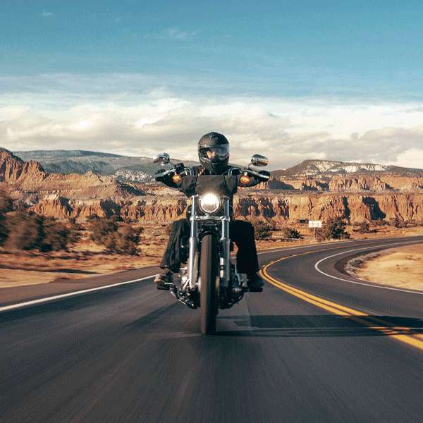 HD Motorcycle, cruiser bike, desert road, SD Desktop Wallpaper