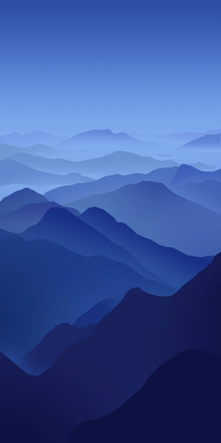 mountains, layered mountain ranges, mist, HD Phone Wallpaper