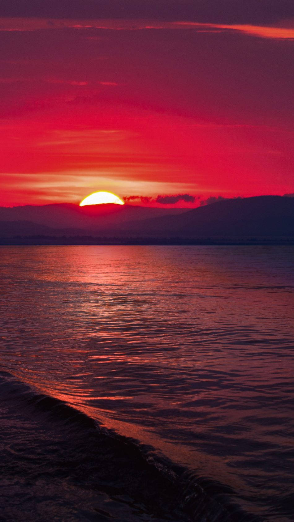 HD Phone, Sunset, Red Sky, HD Phone Wallpaper