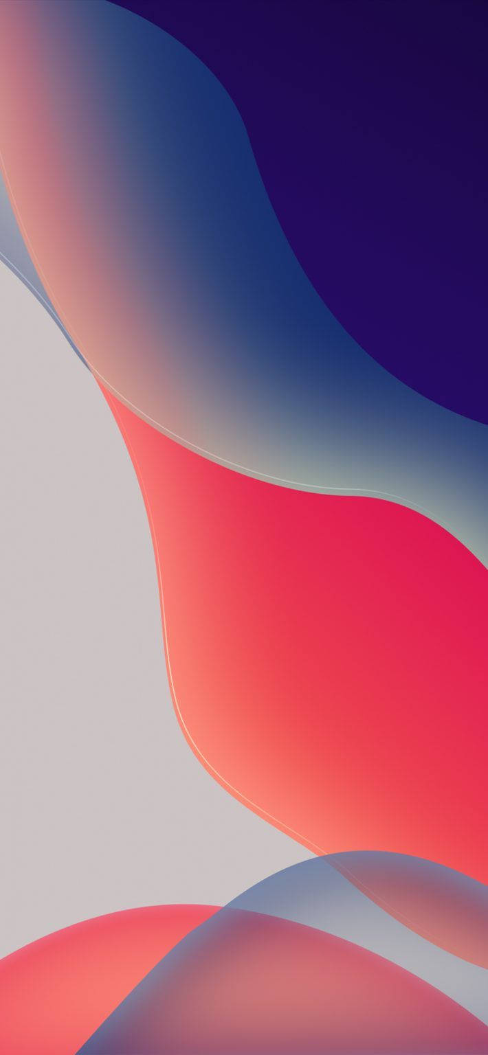 wavy pastel color, red, blue, HD Phone Wallpaper