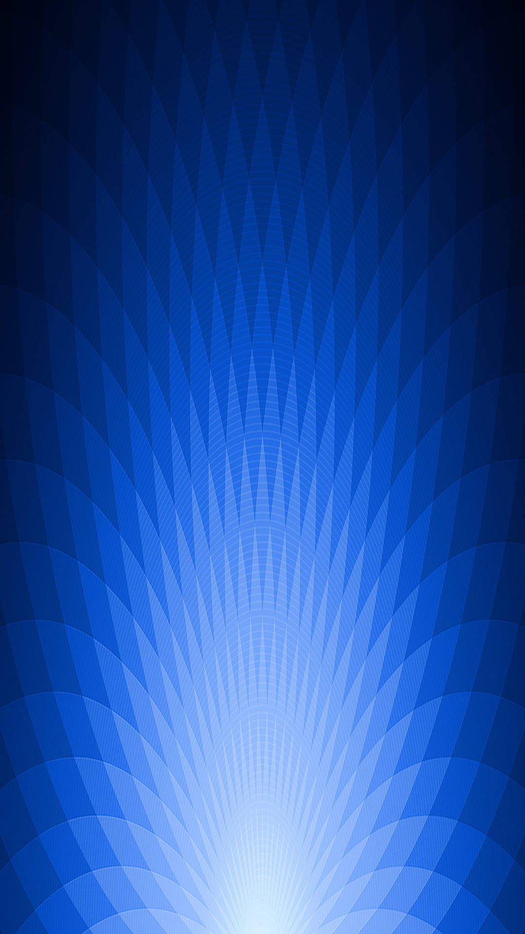 blue geometric abstract, radiant blue geometric rays, bright center, Full HD Phone Wallpaper