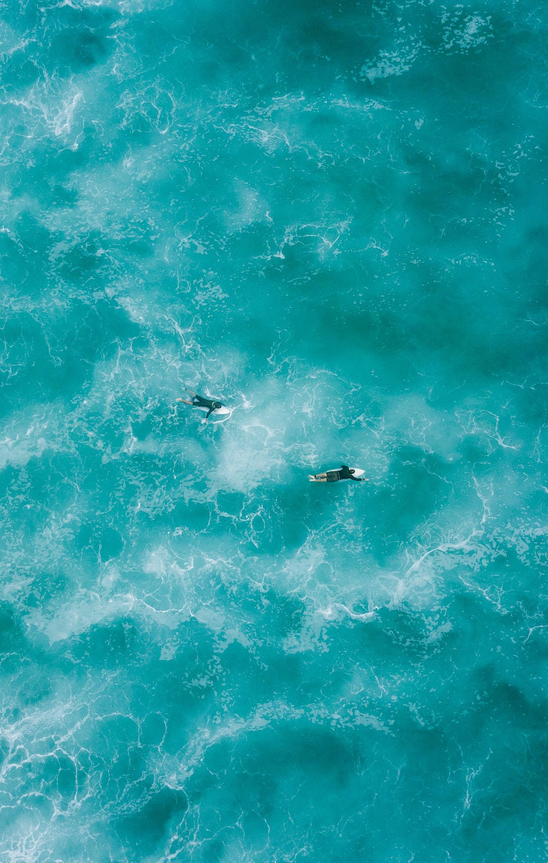 Green Ocean HD Phone, turquoise ocean, surfers, HD Phone Wallpaper