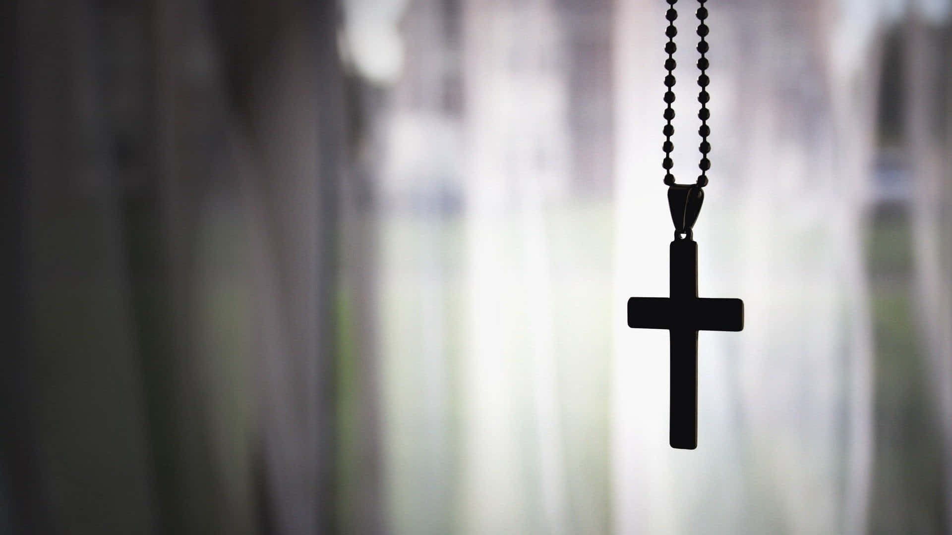 cross, curtain, window, Full HD Desktop Wallpaper